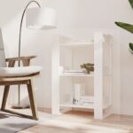 Bibliothèque/Séparateur de pièce Blanc 60x35x91 cm Bois de pin – Image 4