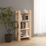 Bibliothèque/Séparateur de pièce 60x35x125 cm Bois massif – Image 2