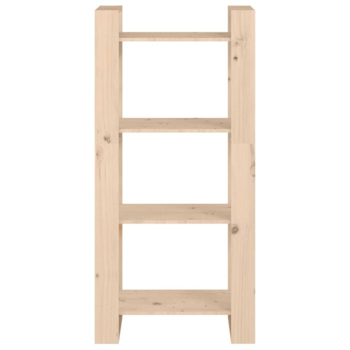 Bibliothèque/Séparateur de pièce 60x35x125 cm Bois massif – Image 4