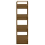 Bibliothèque/Cloison Marron miel 60x35x125 cm Bois massif – Image 5