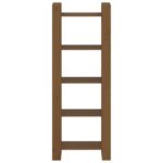 Bibliothèque/Cloison Marron miel 60x35x160 cm Bois massif – Image 4