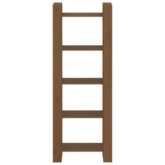 Bibliothèque/Cloison Marron miel 60x35x160 cm Bois massif – Image 4