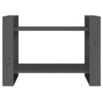 Bibliothèque/Séparateur de pièce Gris 80x35x56,5 cm Pin solide – Image 4