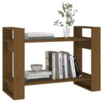Bibliothèque/Cloison Marron miel 80x35x56,5 cm Pin solide – Image 2