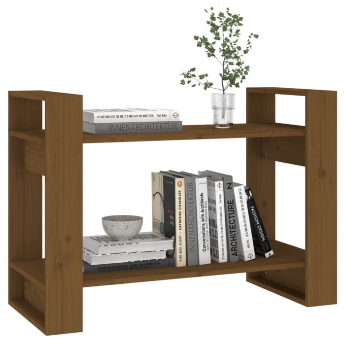 Bibliothèque/Cloison Marron miel 80x35x56,5 cm Pin solide – Image 2