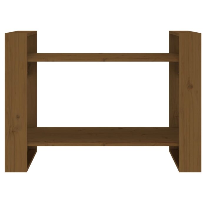 Bibliothèque/Cloison Marron miel 80x35x56,5 cm Pin solide – Image 4