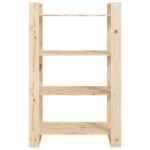 Bibliothèque/Séparateur de pièce 80x35x125 cm Pin massif – Image 3