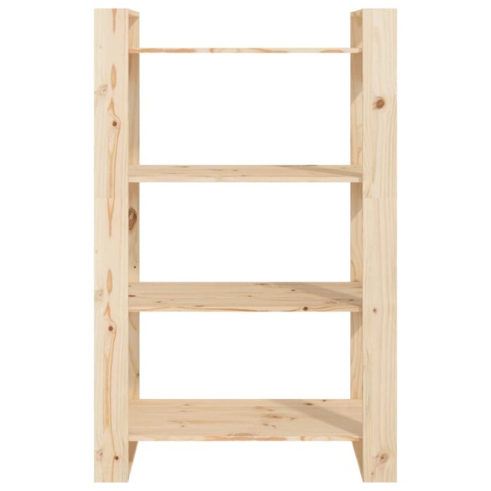 Bibliothèque/Séparateur de pièce 80x35x125 cm Pin massif – Image 3