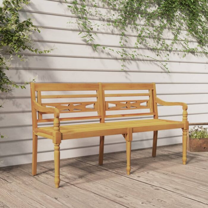 Banc Batavia 150 cm Bois massif de teck – Image 1