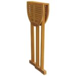 Table de bar 90x65x105 cm Bois de teck solide – Image 4