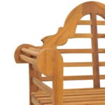 Chaises de jardin lot de 2 91x62x94 cm Bois de teck solide – Image 4