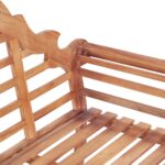 Banc de jardin 127x58,5x92,5 cm Bois massif de teck – Image 4