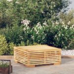 Table basse de jardin 69,5x69,5x31 cm Bois massif de teck