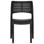 Chaises de jardin lot de 2 Anthracite Polypropylène – Image 2