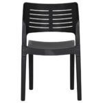 Chaises de jardin lot de 2 Anthracite Polypropylène – Image 4