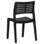 Chaises de jardin lot de 2 Anthracite Polypropylène – Image 5