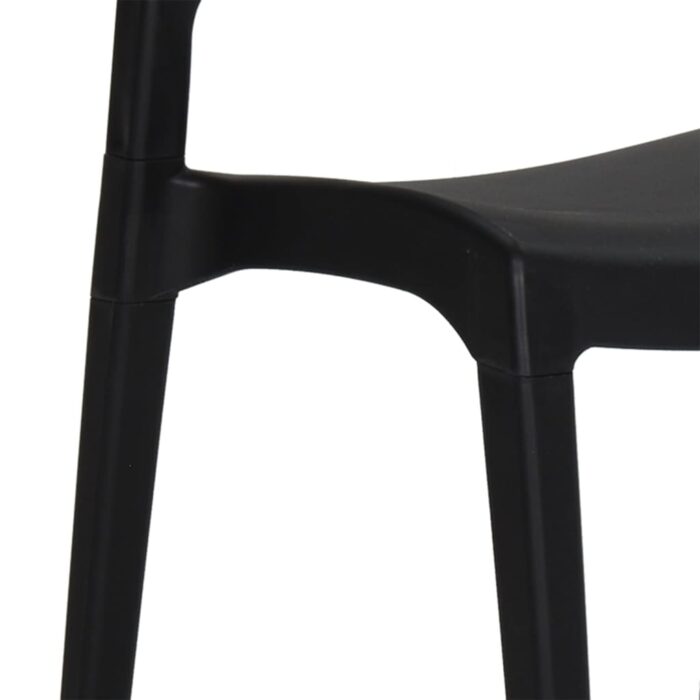 Chaises de jardin lot de 2 Anthracite Polypropylène – Image 7