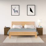 Tables de chevet 2pcs Marron miel 50x35x61,5 cm Bois pin massif