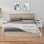 Tables de chevet 2 pcs Blanc 40x35x49 cm Bois de pin massif