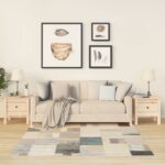 Tables d'appoint 2 pcs 40x40x39 cm Bois massif de pin