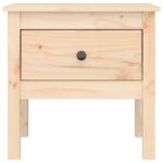 Table d'appoint 50x50x49 cm Bois massif de pin – Image 4