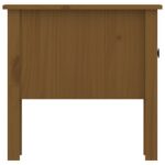 Table d'appoint Marron miel 50x50x49 cm Bois massif de pin – Image 6