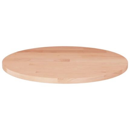 Dessus de table rond Ø30x1,5 cm Bois de chêne massif non traité
