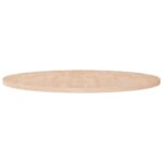 Dessus de table rond Ø90x2,5 cm Bois de chêne massif non traité