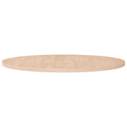 Dessus de table rond Ø90x2,5 cm Bois de chêne massif non traité