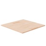 Dessus de table carré 60x60x1,5 cm Bois chêne massif non traité