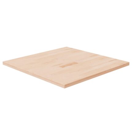 Dessus de table carré 70x70x2,5 cm Bois chêne massif non traité