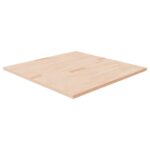 Dessus de table carré 90x90x2,5 cm Bois chêne massif non traité