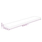 Panneau d'étagère 80x20x2,5 cm Bois de chêne massif non traité – Image 3