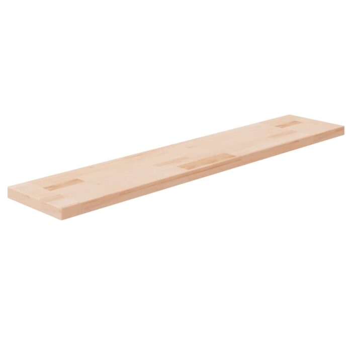 Panneau d'étagère 100x20x2,5 cm Bois de chêne massif non traité – Image 1