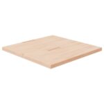 Dessus de table carré 90x90x4 cm Bois chêne massif non traité