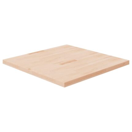 Dessus de table carré 90x90x4 cm Bois chêne massif non traité