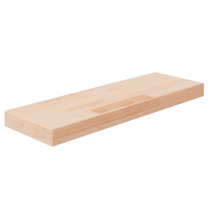 Panneau d'étagère 60x20x4 cm Bois de chêne massif non traité – Image 1