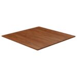 Dessus de table carré Marron foncé90x90x1,5cm Bois chêne traité