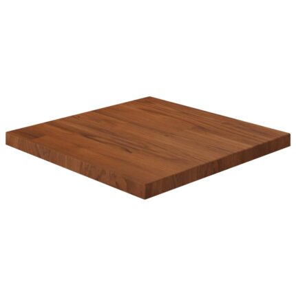 Dessus de table carré Marron foncé40x40x2,5cm Bois chêne traité