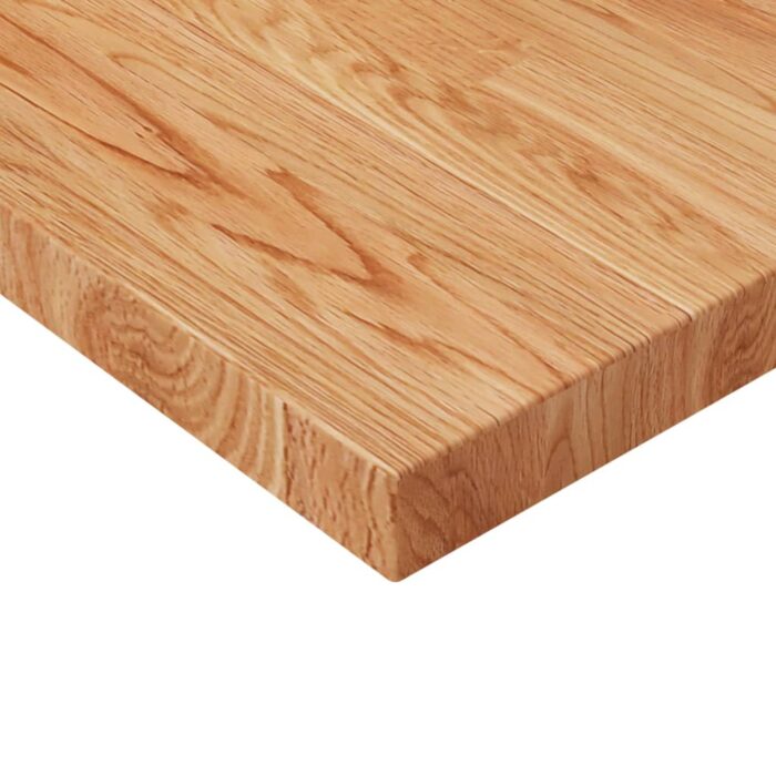 VXL8720286930540_g_en_hd_2.jpg Dessus de table carré Marron clair 70x70x4cm Bois chêne traité – Image 2