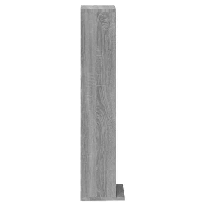 Armoire à CD Sonoma gris 21x20x88 cm Bois d'ingénierie – Image 4
