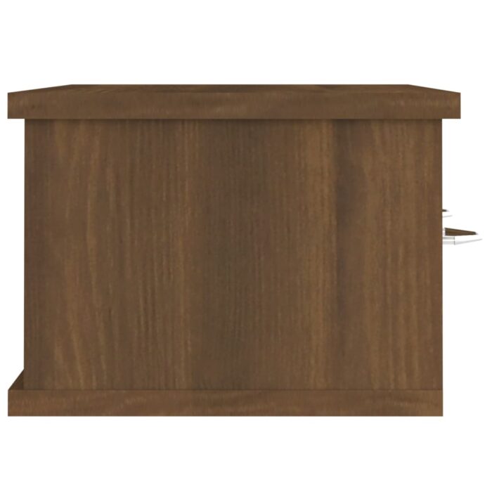 Armoire murale Chêne marron 60x26x18,5 cm Bois d'ingénierie – Image 2