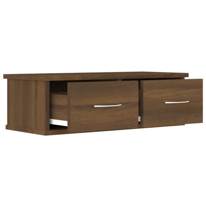 Armoire murale Chêne marron 60x26x18,5 cm Bois d'ingénierie – Image 3