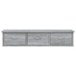 Armoire murale Sonoma gris 88x26x18,5 cm Bois d'ingénierie – Image 3