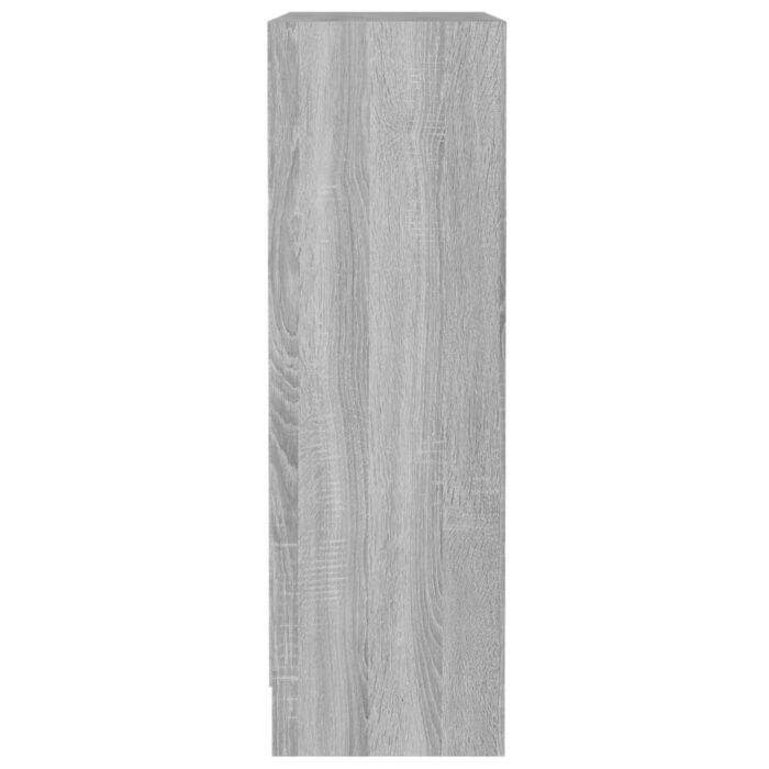 Bibliothèque Sonoma gris 60x24x76 cm Bois d'ingénierie – Image 3