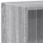 Bibliothèque Sonoma gris 60x24x76 cm Bois d'ingénierie – Image 6