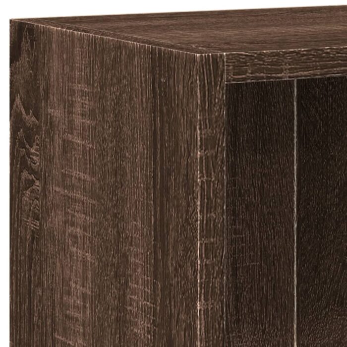Bibliothèque Chêne marron 60x24x76 cm Bois d'ingénierie – Image 6