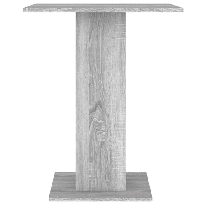 Table de bistro Sonoma gris 60x60x75 cm Bois d'ingénierie – Image 2