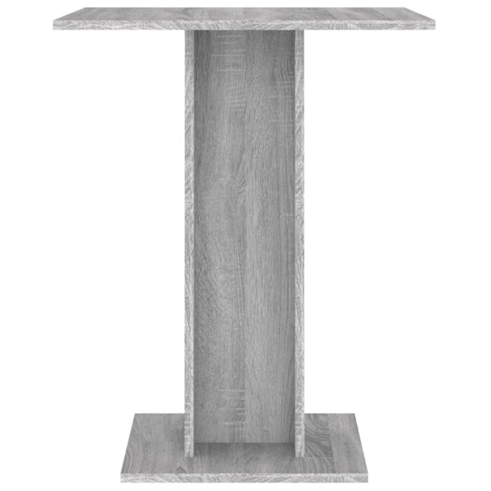 Table de bistro Sonoma gris 60x60x75 cm Bois d'ingénierie – Image 3