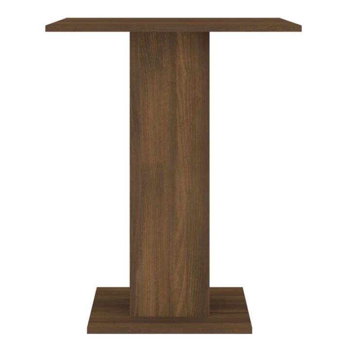 Table de bistro Chêne marron 60x60x75 cm Bois d'ingénierie – Image 2